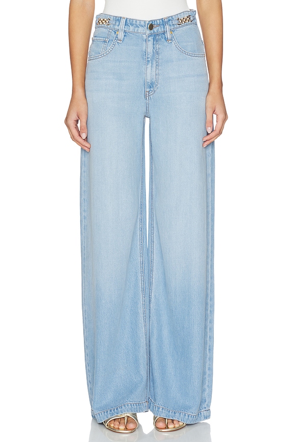 view 1 of 6 James High Rise Wide Leg With Accent Hardware Jeans in One Wish
