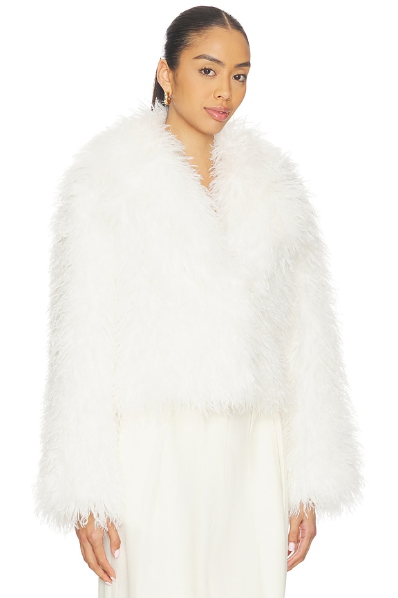 view 2 of 4 Mongauxlian Cropped Coat in Natural