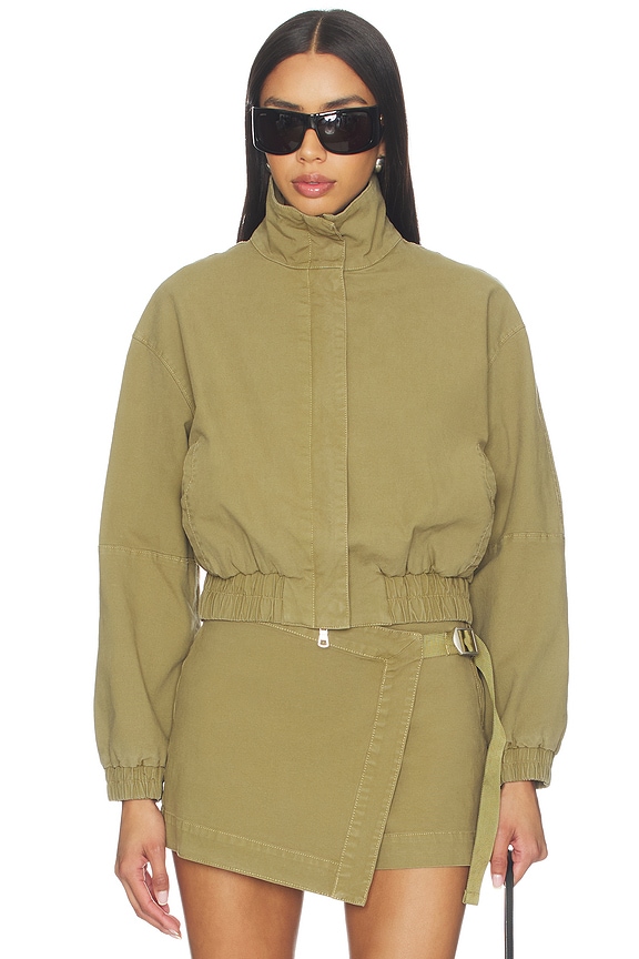 view 2 of 5 Sporty Jacket in Dried Herb