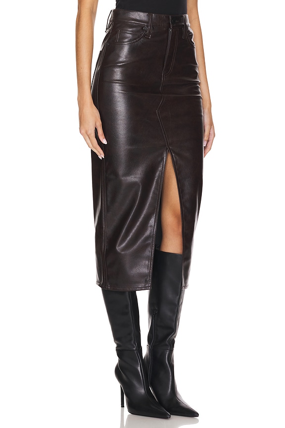 view 2 of 6 FALDA MIDI RECONSTRUIDA in Marbled