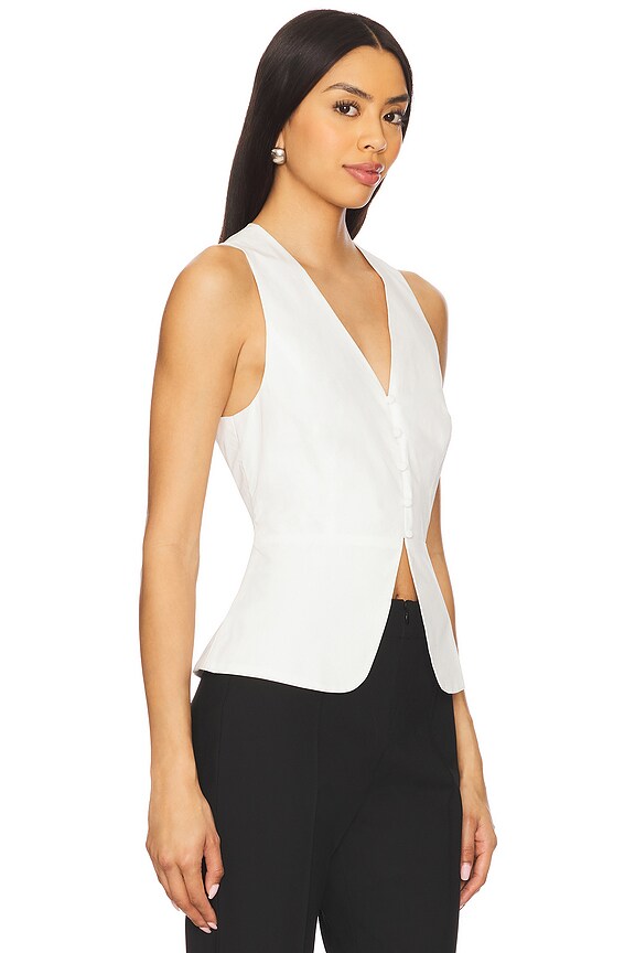 view 2 of 4 LAISSEZ ベスト in White