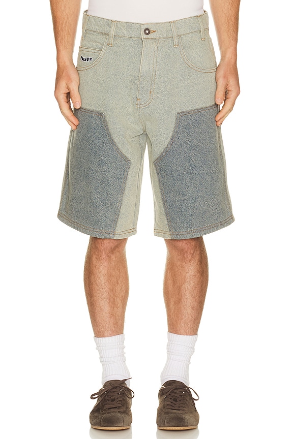 view 1 of 5 Kinda Loose Double Knee Short in Light Indigo