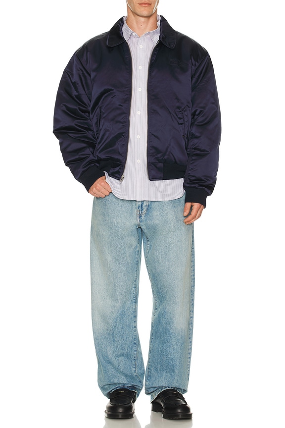 HUF リバーシブルフライトジャケット HUF CLOTHIERS リバーシブルフライトジャケット - Navy | REVOLVE