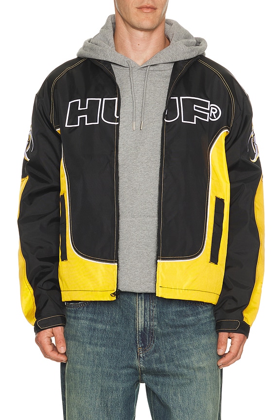 view 1 of 6 BLOUSON in Black & Yellow