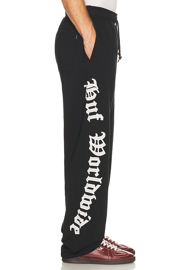 view 2 of 6 Olympia Open Hem Sweatpant in Black