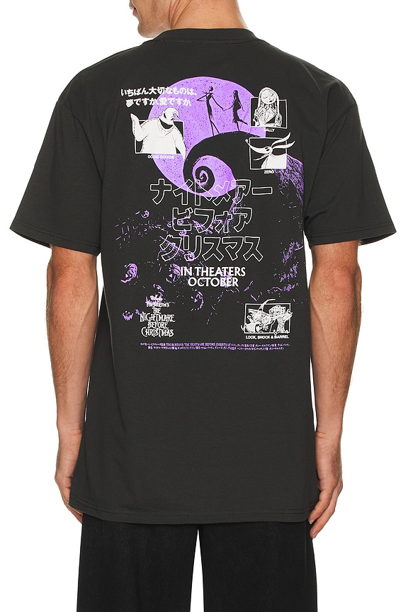 view 1 of 4 x The Nightmare Before Christmas Nightmare Tee in Vintage Black