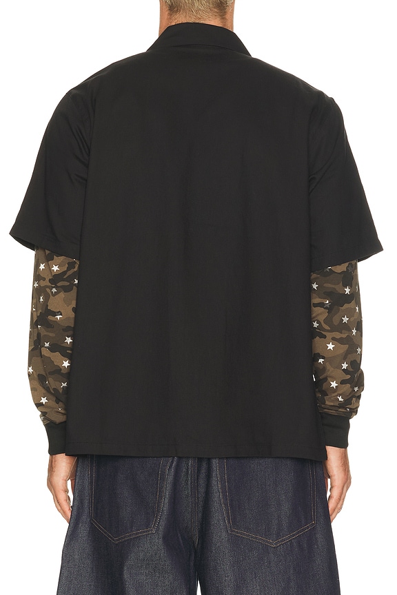 view 2 of 5 Shadows Long Sleeve Work Shirt in Black