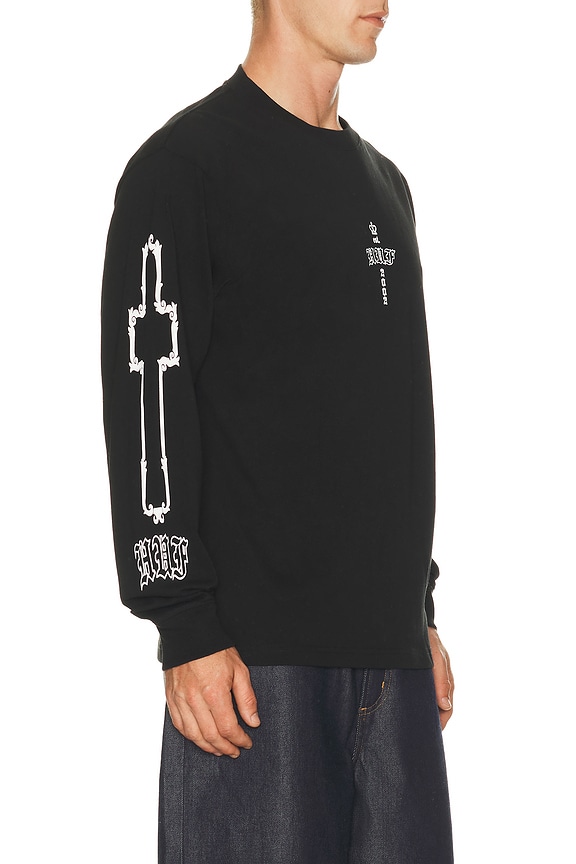 view 2 of 5 Hard Luxe Long Sleeve Tee in Black