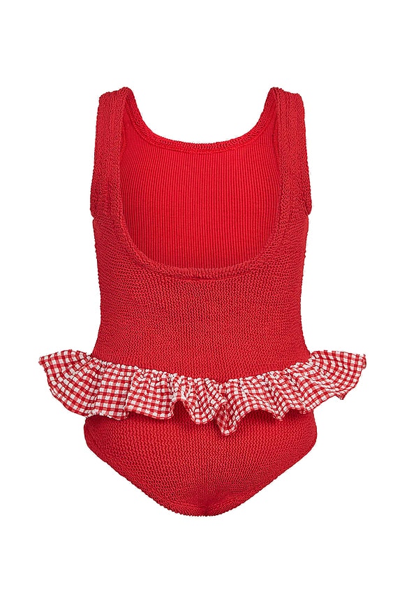 view 2 of 2 BAÑADOR UNA PIEZA DUO DENISE in Red & Red Gingham