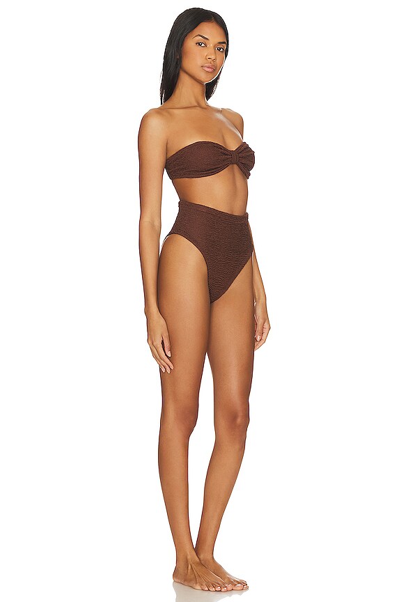 view 2 of 4 Ruby Bikini Set in Metallic Chocolate