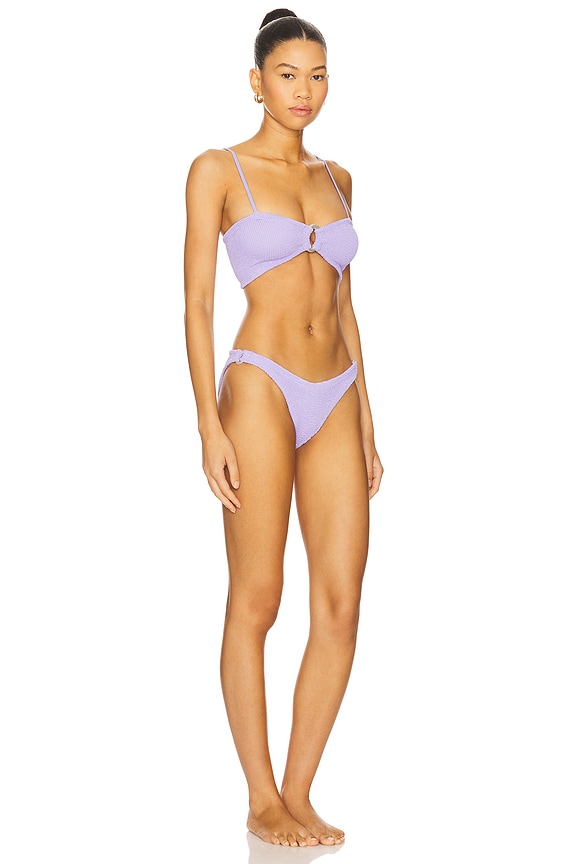 view 2 of 3 Misty Pearly Hoop Bikini in Lilac