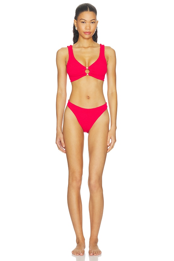 view 1 of 3 MAILLOT DE BAIN 2 PIÈCES JULIA in Red