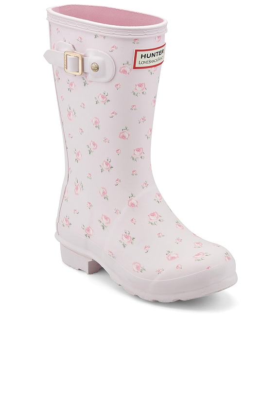 view 2 of 10 X LoveShackFancy Junior Original Short Rain Boot in Blooming Heirloom