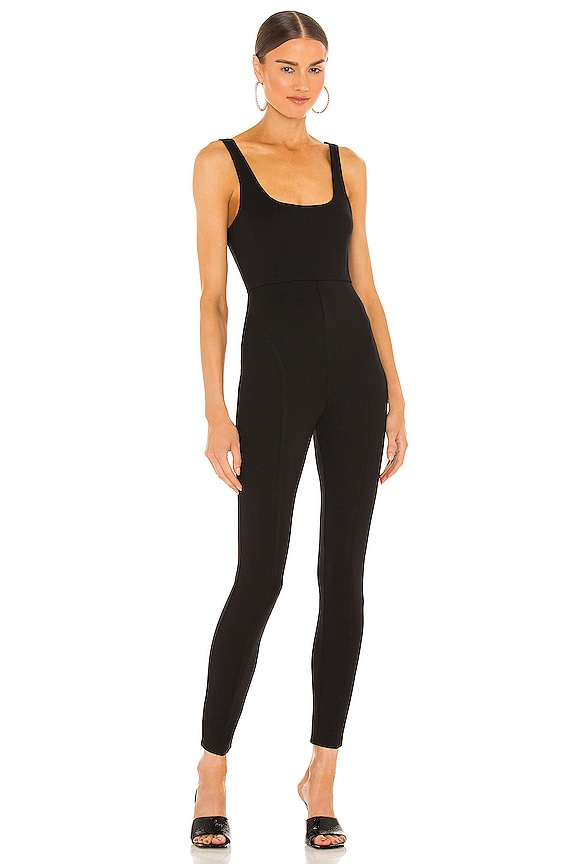 h:ours Robyn Catsuit in Black | REVOLVE
