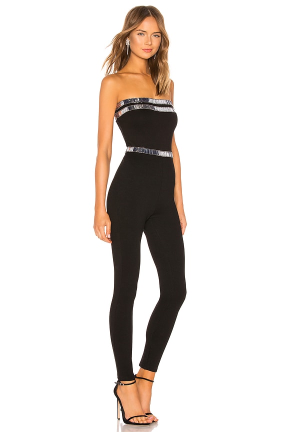 view 2 of 4 Beatrix Jumpsuit in Silver & Black