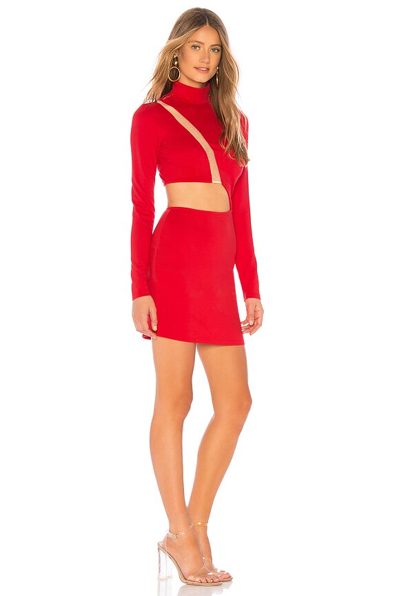 view 2 of 3 Malena Mini Dress in Fire Red