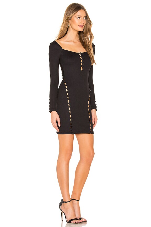 view 2 of 3 Isa Mini Dress in Black Noir