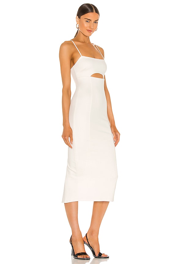view 2 of 3 Enzo Midi Dress in White