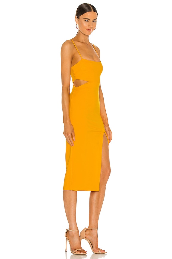 view 2 of 3 Haydon Dress in Canary Yellow