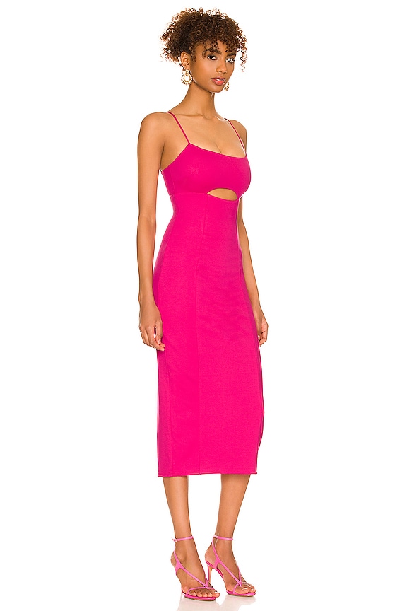 view 2 of 3 Enzo Midi Dress in Hot Pink