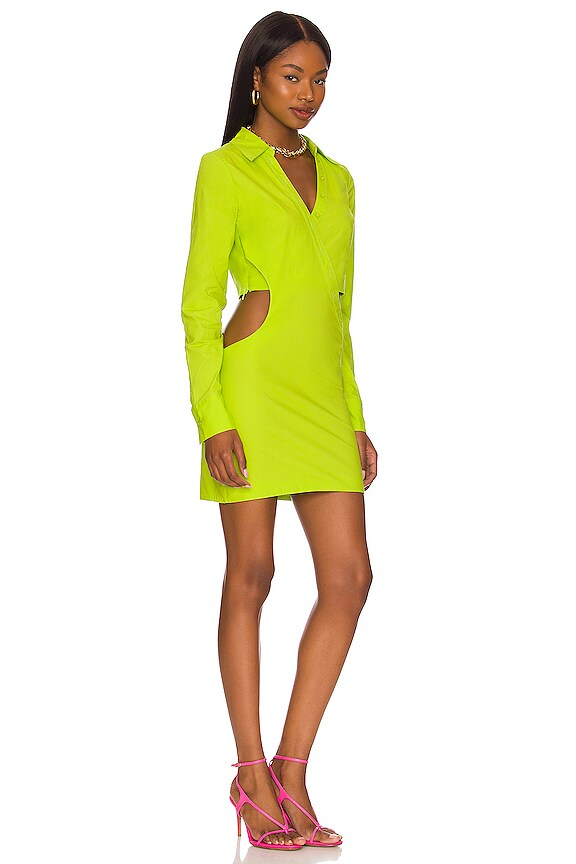 view 2 of 3 МИНИ ПЛАТЬЕ ROXANE in Acid Lime