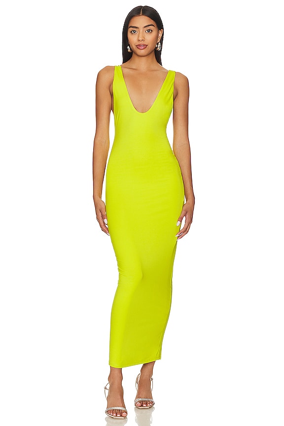 view 2 of 3 ПЛАТЬЕ SELENA in Lime Green