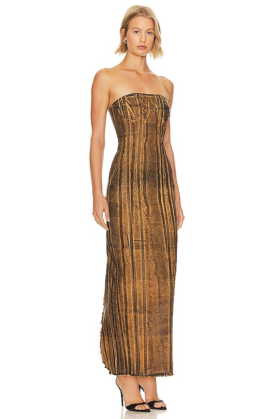 view 2 of 3 DAHLILA 원피스 in Coated Vintage Brown