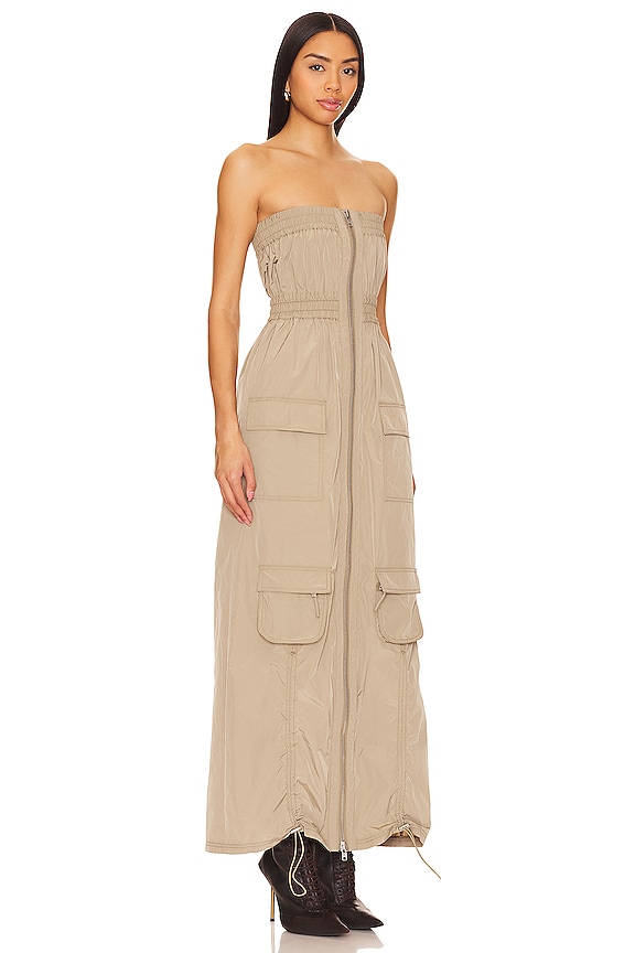 view 2 of 3 Emerson Maxi Dress in Faded Khaki