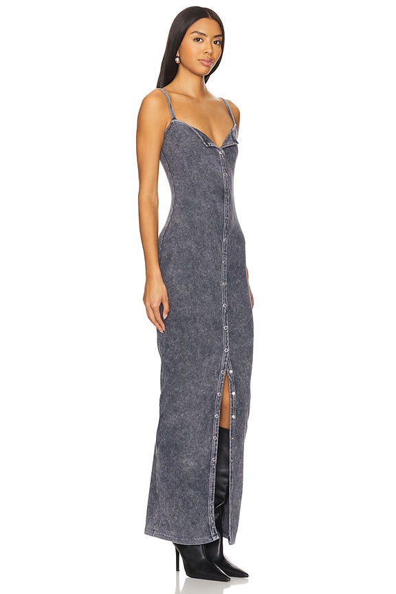 view 2 of 3 Agathe Maxi Dress in Charcoal Grey