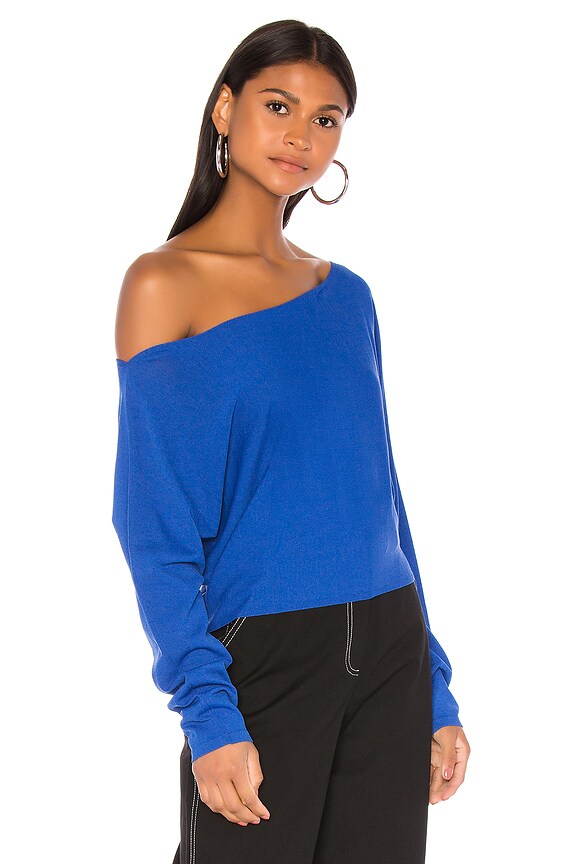 view 2 of 4 JERSEY HOMBROS CAÍDOS SERA in Cobalt Blue