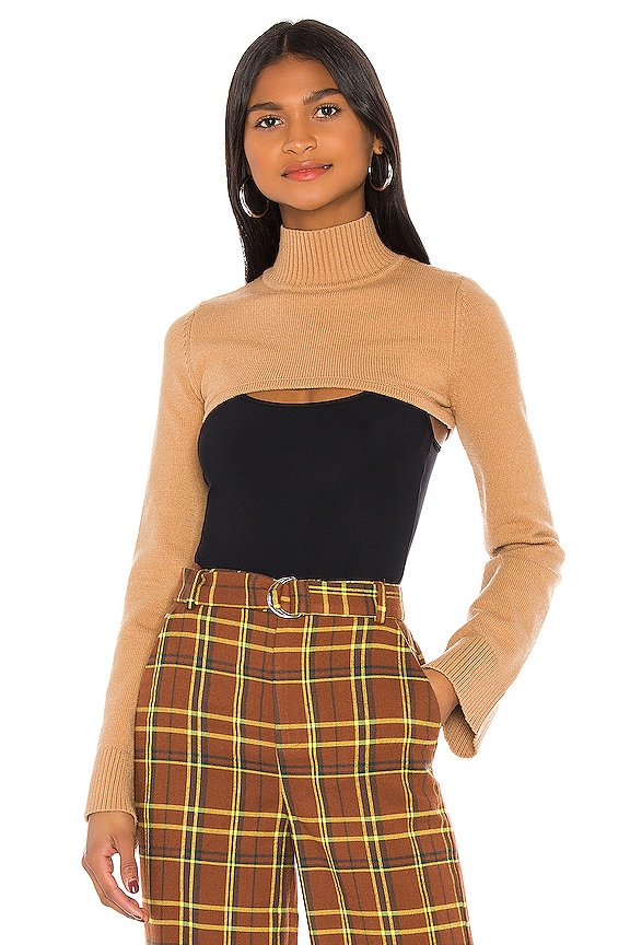 view 1 of 4 Calico Sweater in Camel