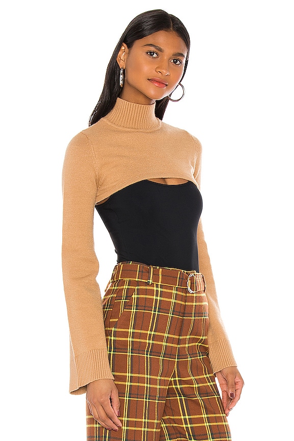 view 2 of 4 Calico Sweater in Camel