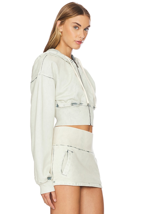 view 2 of 4 ХУДИ ZIP in Mineral Grey