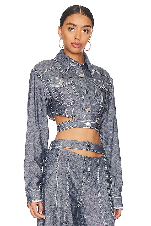 view 2 of 4 Altagracia Crop Jacket in Grey