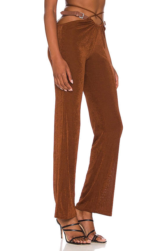 view 2 of 4 Melinda Pant in Cocoa Brown