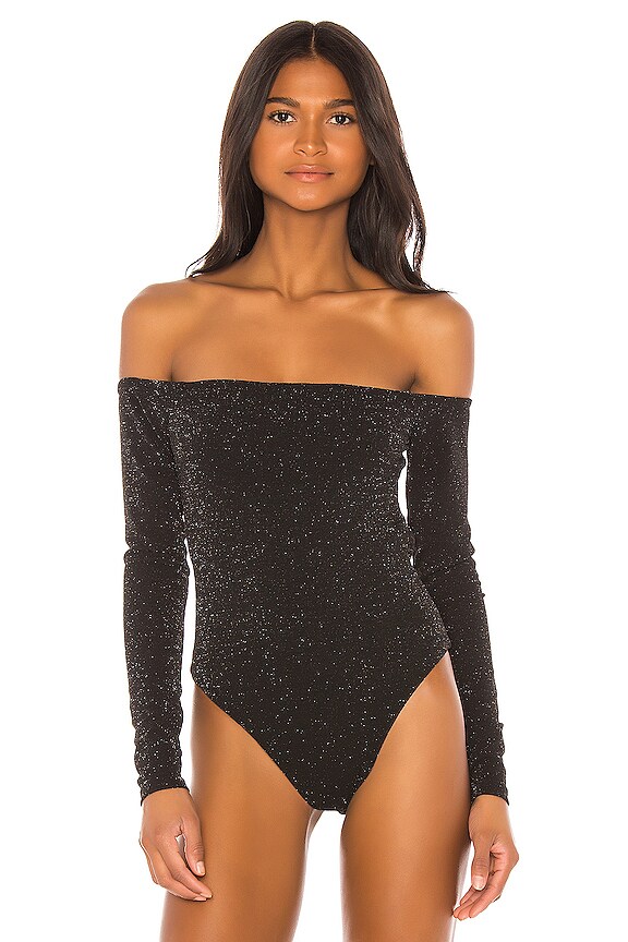 view 2 of 6 Allegro Bodysuit in Stardust Black