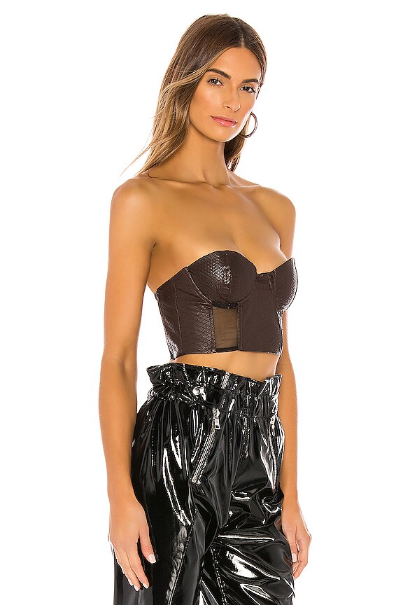 view 2 of 5 Dare Bustier in Dark Brown