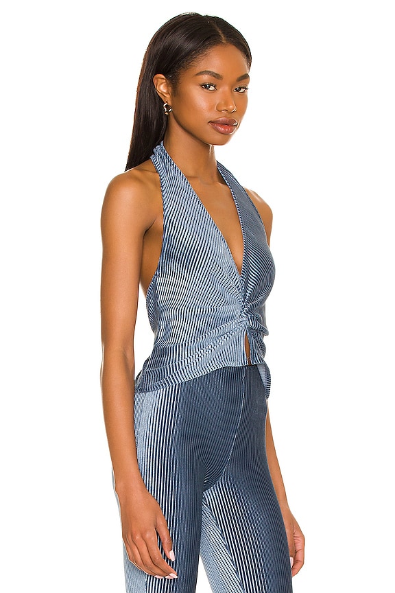 view 2 of 4 Anfisa Top in Tonal Blue