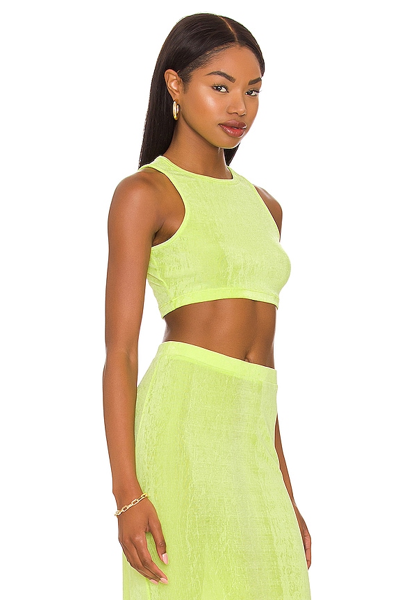 view 2 of 4 NATALIA 탑 in Acid Lime