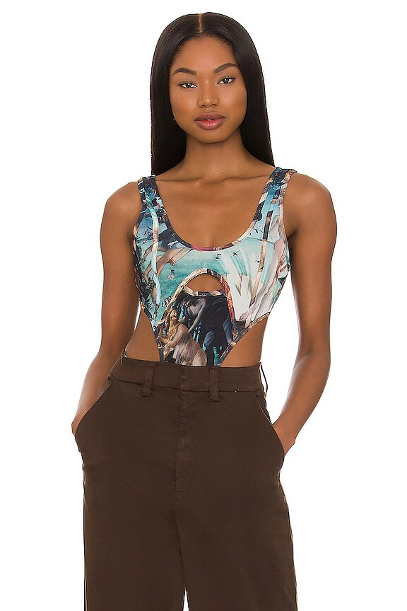view 1 of 5 Genevieve Bodysuit in Multi Renaissance