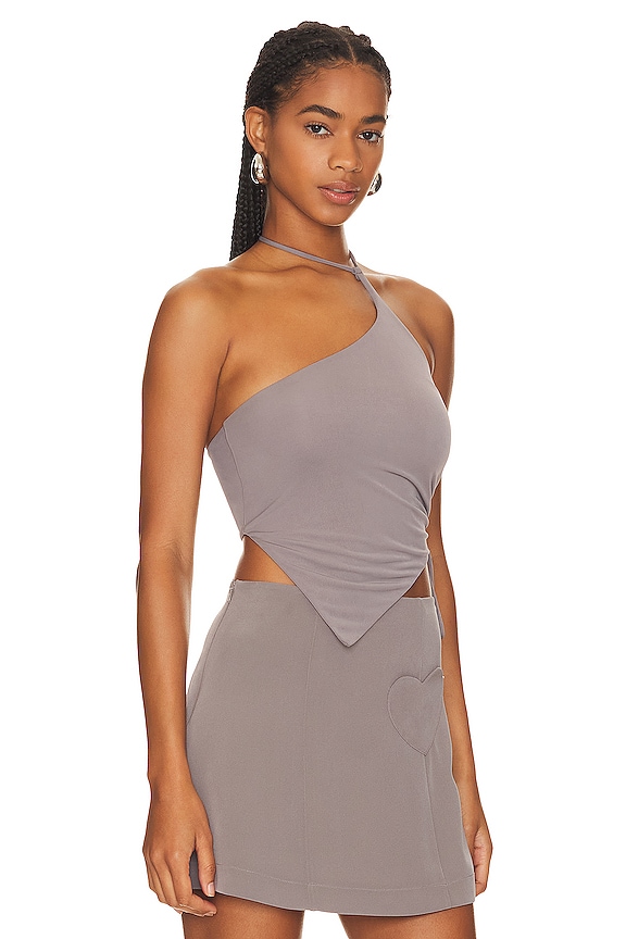 view 2 of 5 Charlene Top in Grey