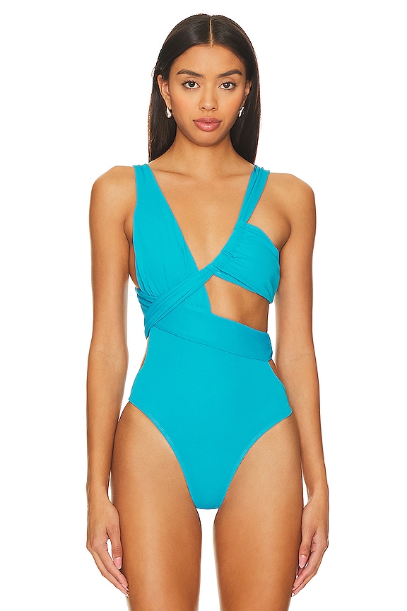 view 2 of 5 Blair Bodysuit in Neon Blue