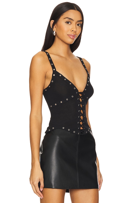 view 2 of 5 Arya Top in Black
