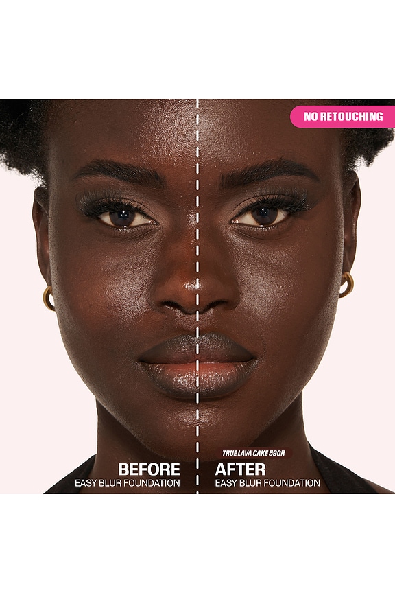 view 2 of 11 BASE EASY BLUR FOUNDATION in True Lava Cake 590R