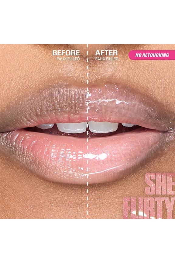 view 2 of 9 BRILLANT À LÈVRES FAUX FILLER GLOSS in She Flirty