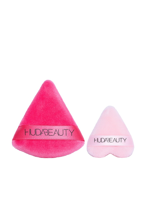 view 1 of 3 Mini And Medium Powder Puff Set 2 Pack in Pink