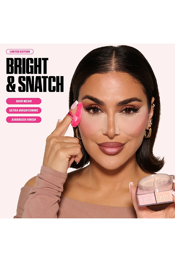 Huda Beauty Easy Bake Loose Powder Duo in Cherry Peach | REVOLVE