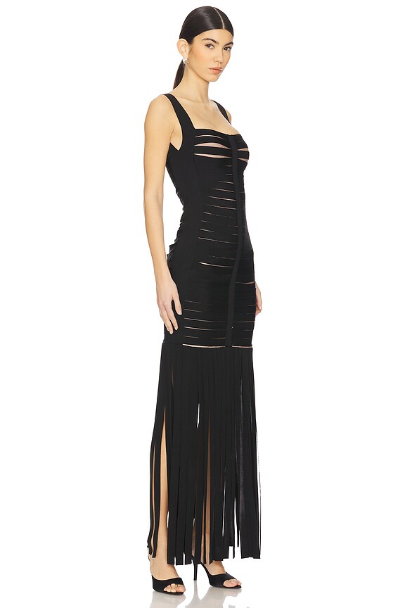 view 2 of 3 The Alessandra Gown in Black