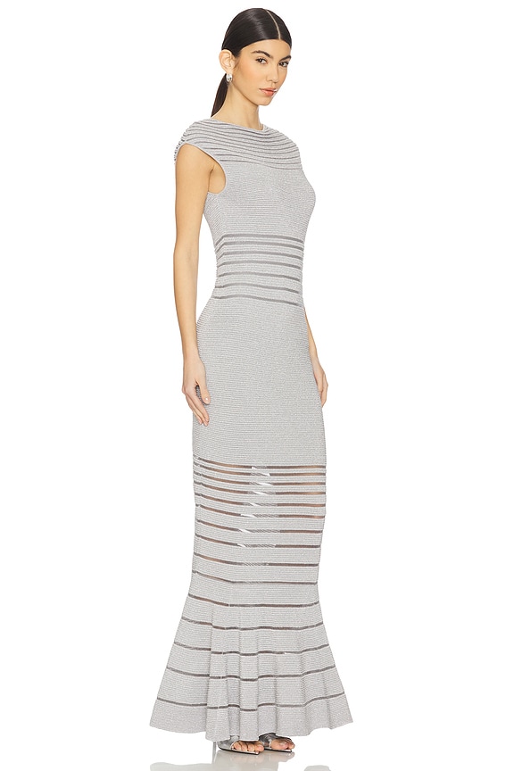 view 2 of 4 The Camila Gown in Met Silver