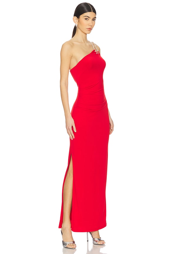 view 2 of 5 The Genevieve Gown in Cardinal